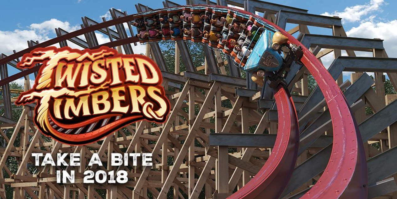 25 Days of Rollers- Days 17 & 18: [Twisted Timbers, Kings Dominion] &  [Mystic Timbers, Kings Island] : r/rollercoasters